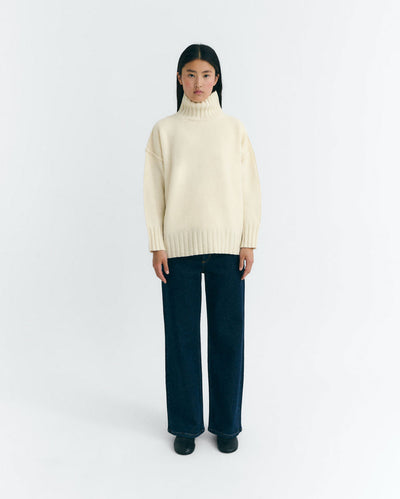 Imogen Knitted Sweater - Ecru