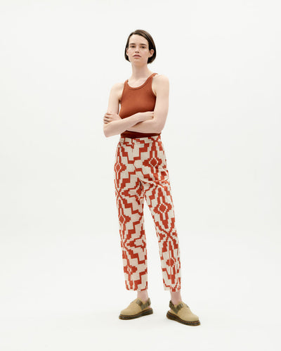 Mariam Pants - Orange Illusion