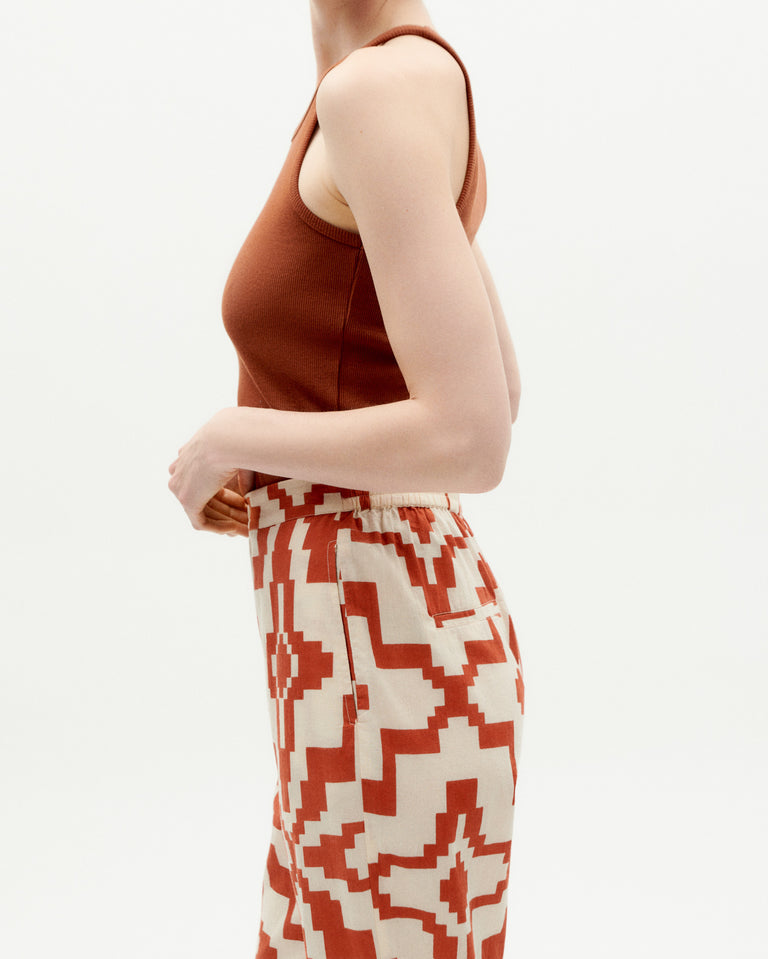 Mariam Pants - Orange Illusion
