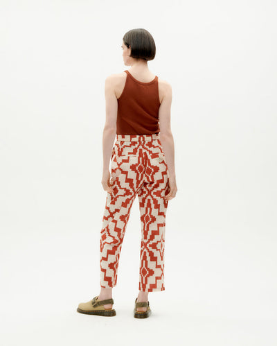 Mariam Pants - Orange Illusion