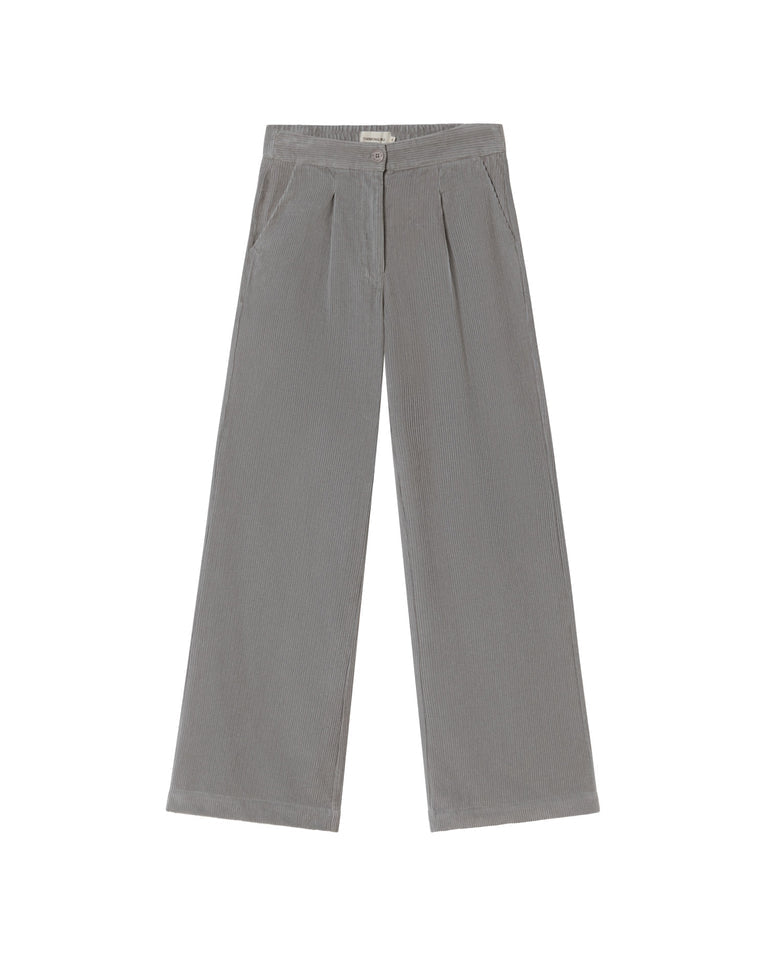 Manolita Corduroy Pants - Grey