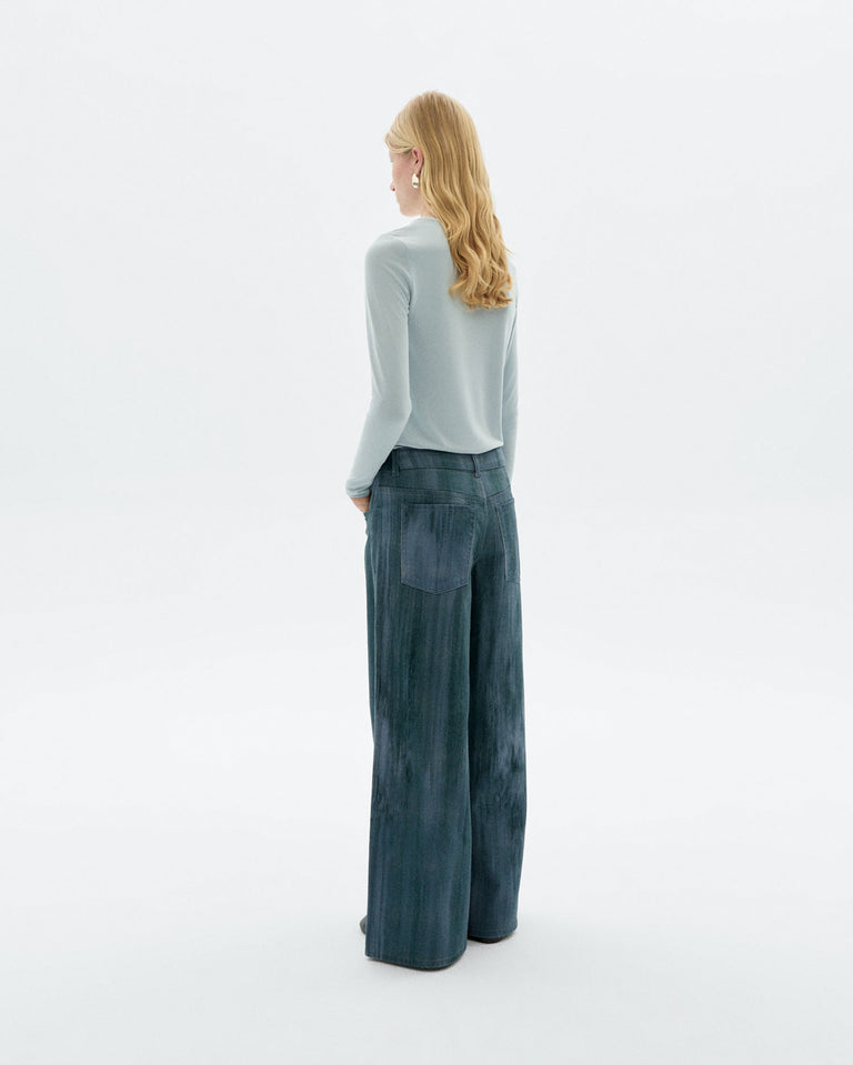 Hedda Pants - Multicolour Blue