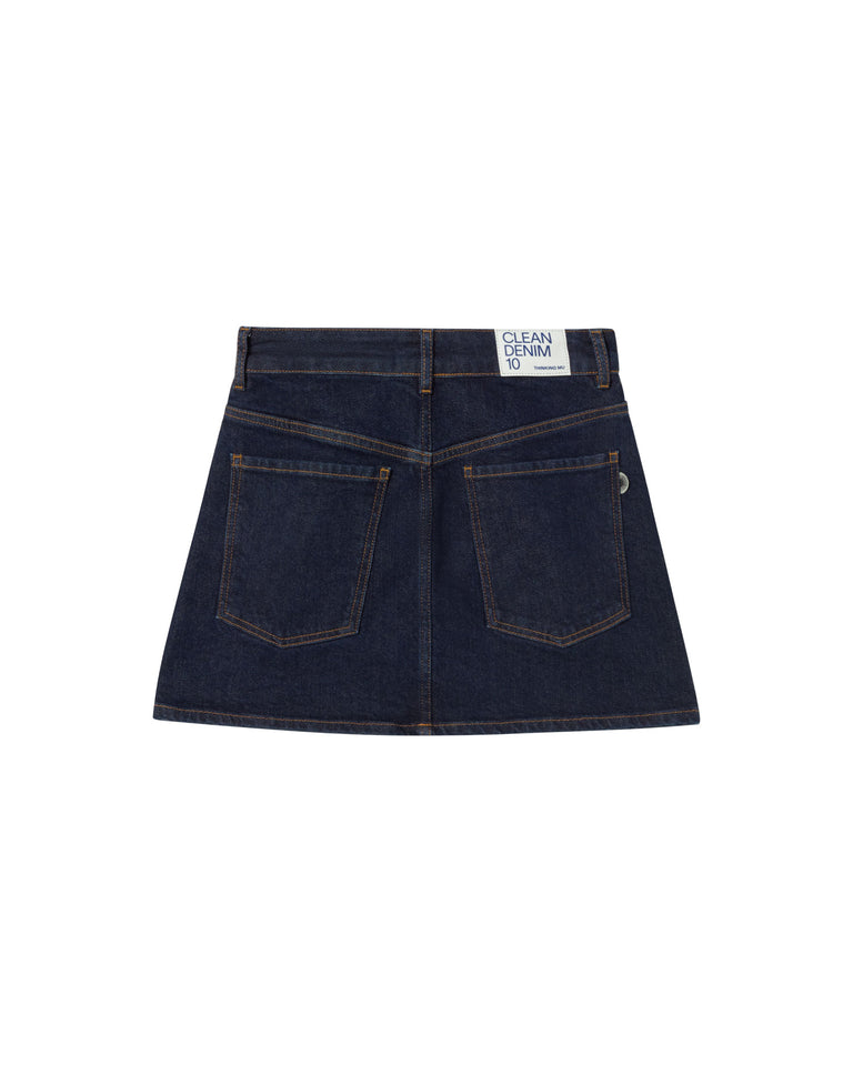 Mini Denim Kimmy Skirt - Mid Blue