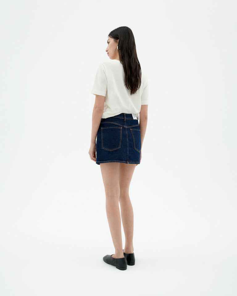 Mini Denim Kimmy Skirt - Mid Blue