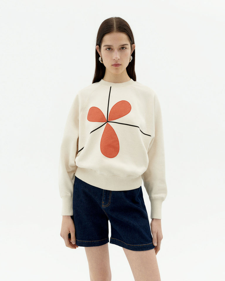 Sabine Bonnie Sweatshirt - White