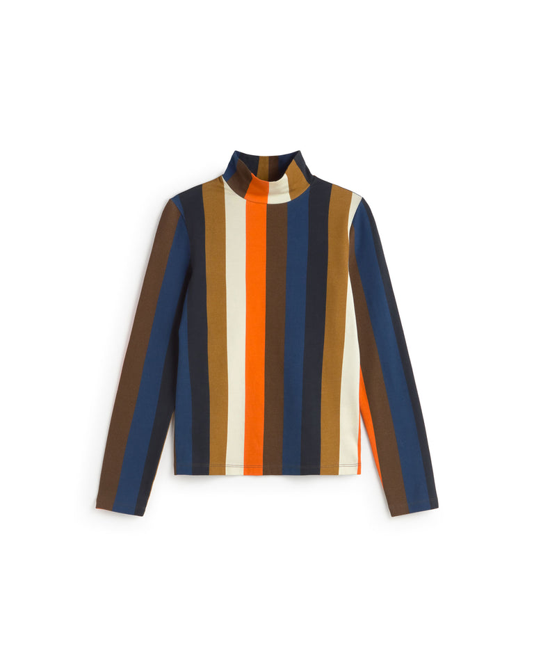 Ellen Top  - Burnley Orange Stripe