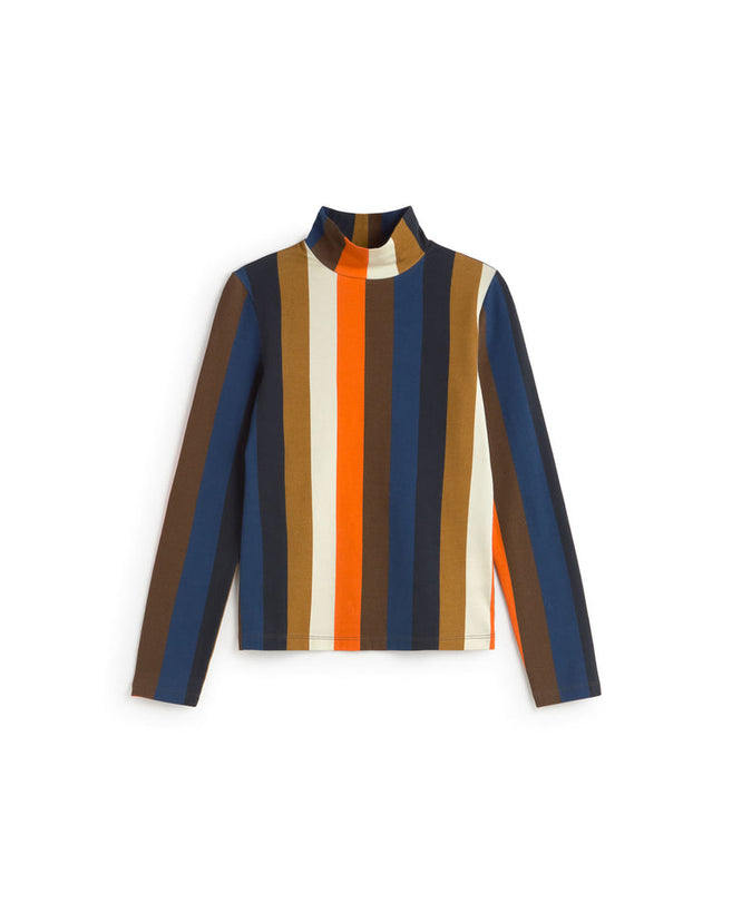 Ellen Top  - Burnley Orange Stripe