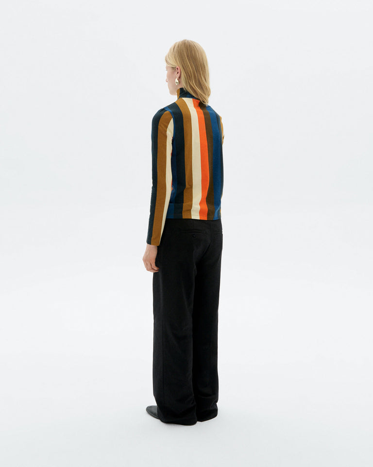 Ellen Top  - Burnley Orange Stripe