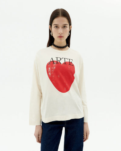 Art & Love Emily T-Shirt - White