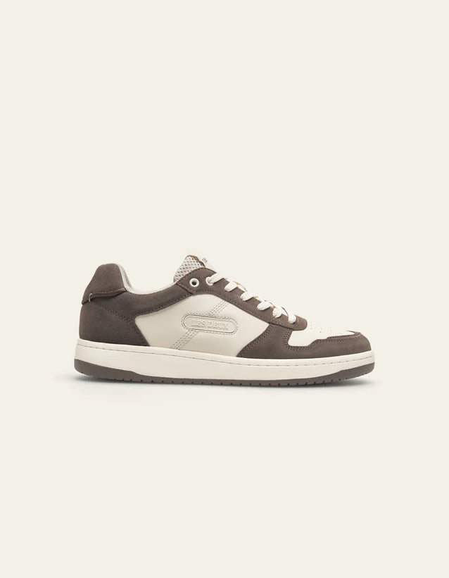 Wright Basketball Sneaker - White/Walnut