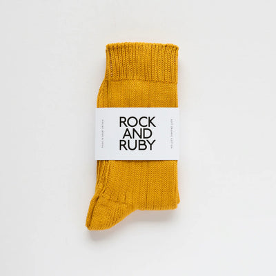 Agnes Organic Cotton Socks - Sunflower