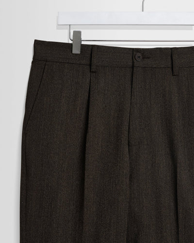 Aubyn Trousers Wool Blend - Two Tone Brown