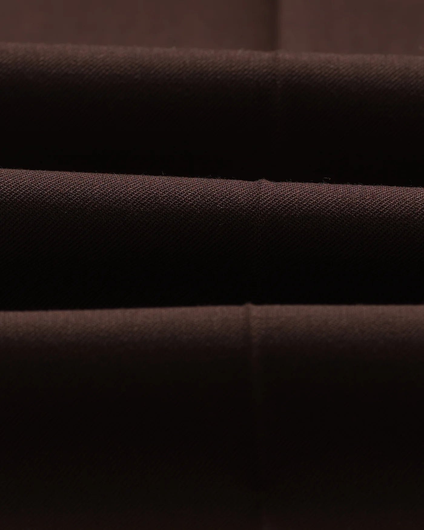 Aubyn Wool Blend  Twill Trousers - Brown