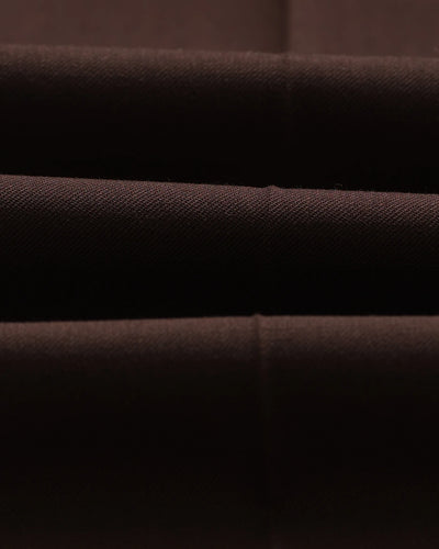 Aubyn Wool Blend  Twill Trousers - Brown