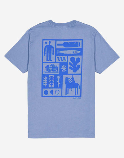 Essentials T-Shirt - Azure Blue