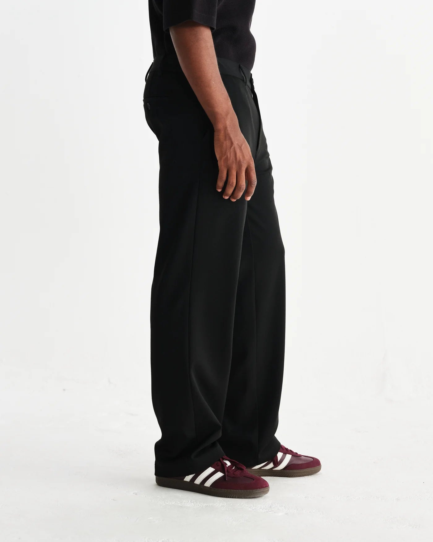 Bayham Viscose Trousers - Black