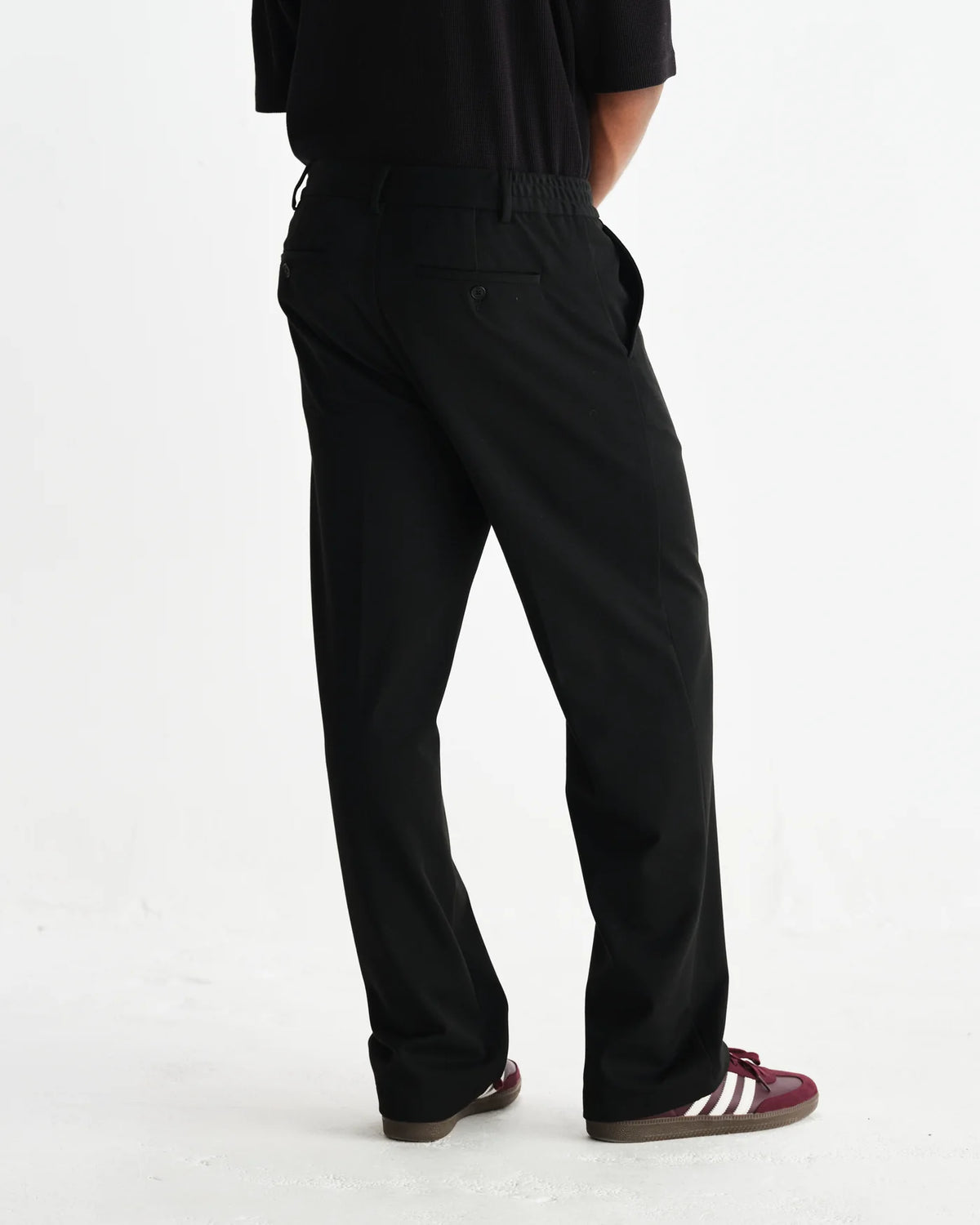 Bayham Viscose Trousers - Black