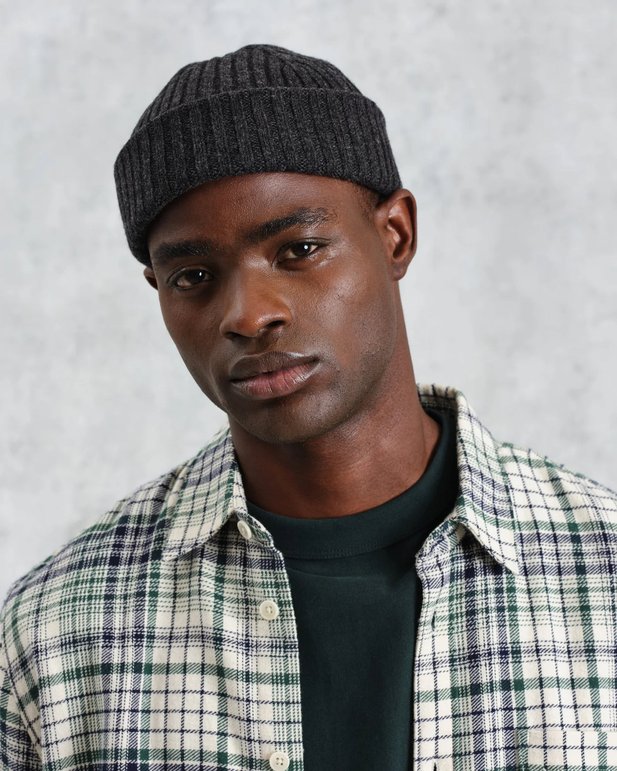Brook Beanie - Donegal Charcoal