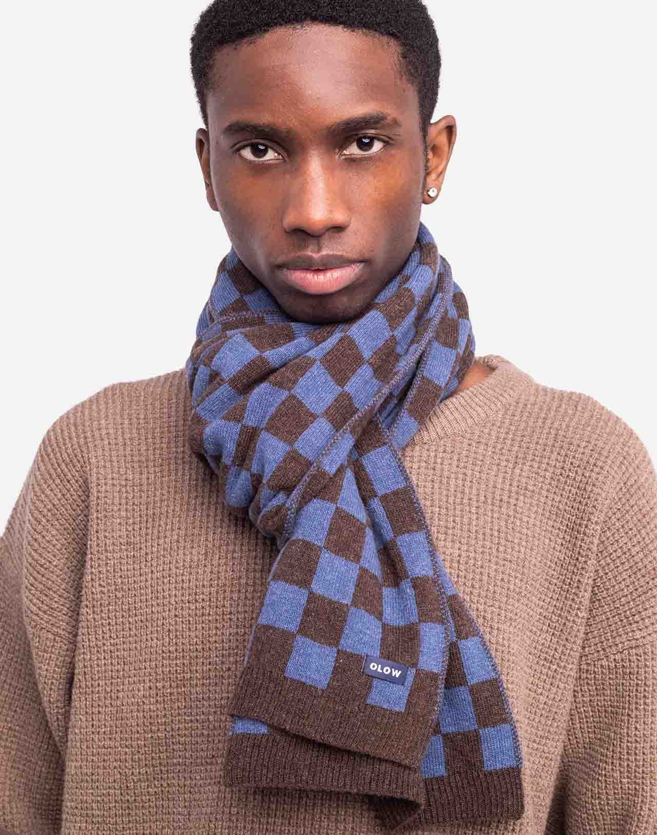 Horn Damier Scarf - Bicoloured