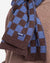 Horn Damier Scarf - Bicoloured