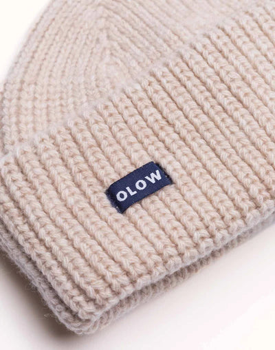 Laban Marl Beanie - Ecru/Beige