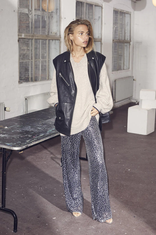 Leo CC Sequin Pants - Black