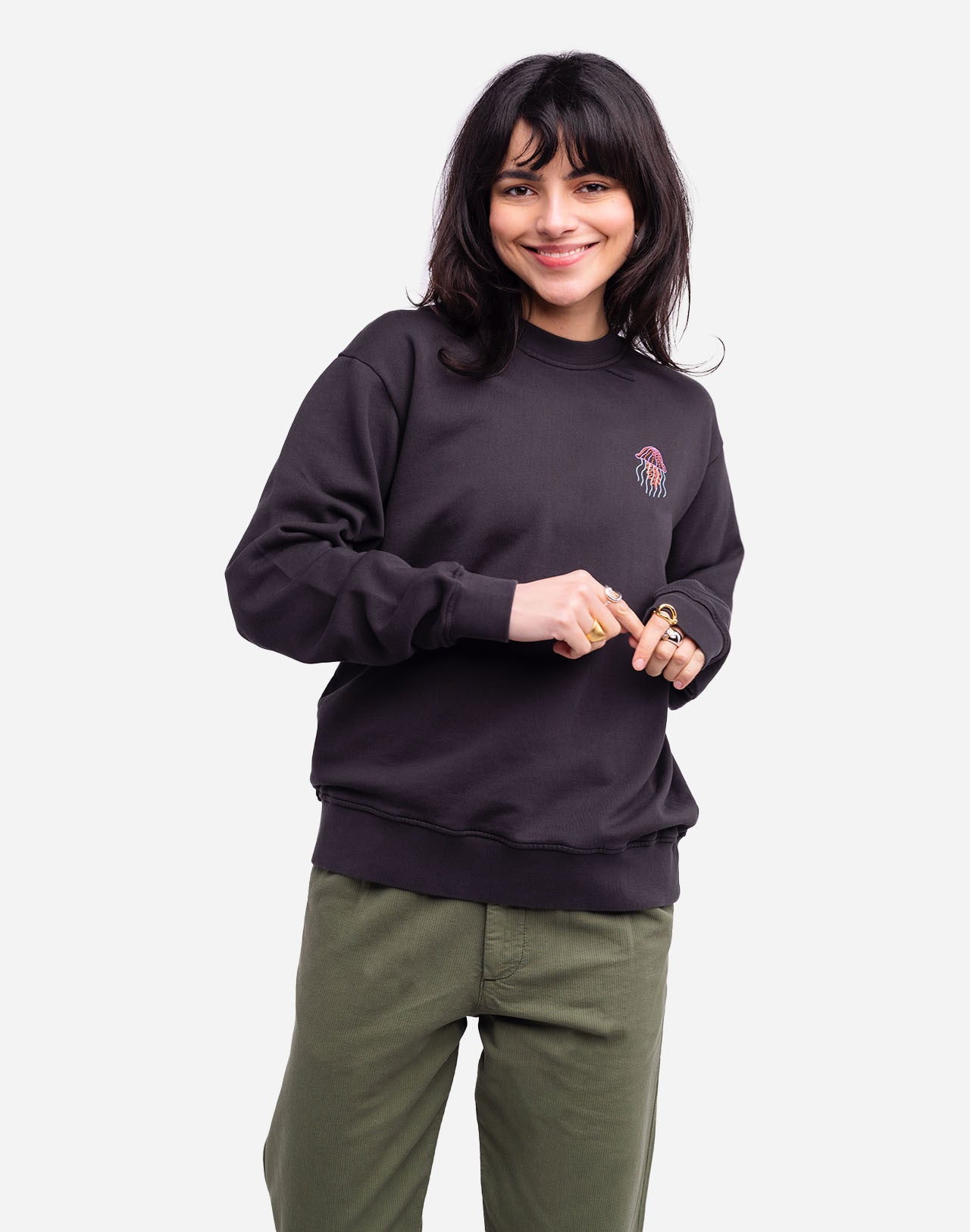 Falmouth Sweatshirt - Carbon Black