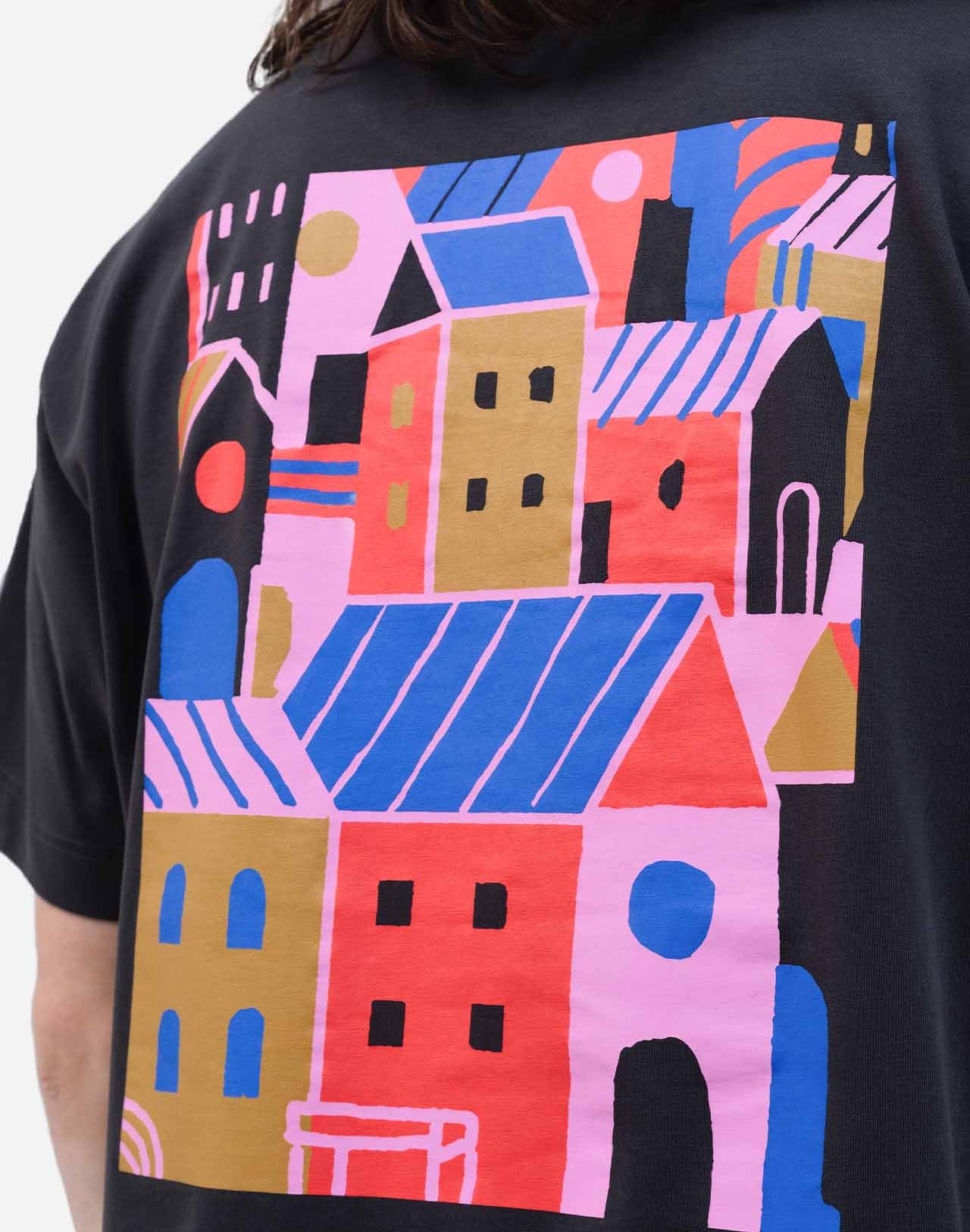 City Loose Fitting T-Shirt - Carbon Black