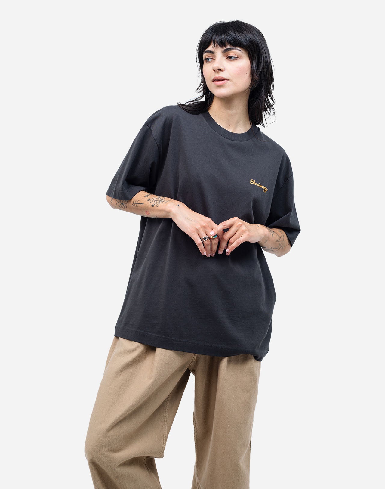 City Loose Fitting T-Shirt - Carbon Black
