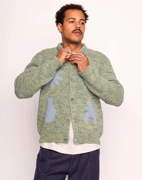 Kalama Cardigan - Emerald Green
