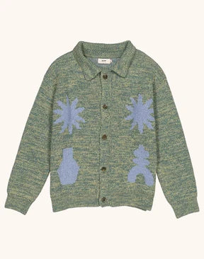 Kalama Cardigan - Emerald Green
