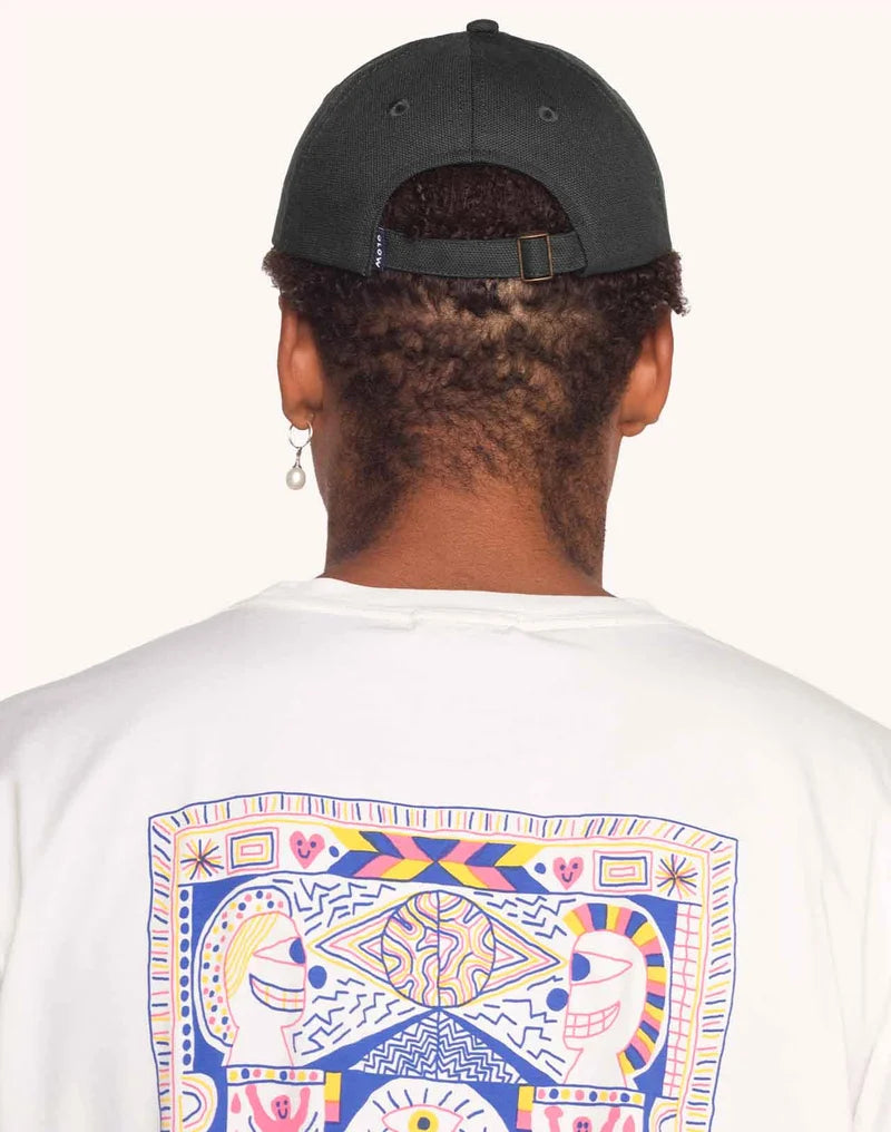 Busy Six Panel Cap - Larch Green