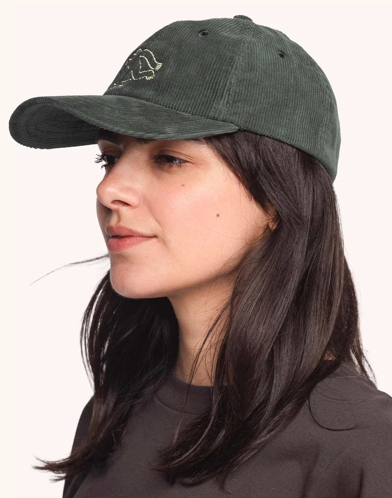 Cruising Six Panel Cap - Larch Green