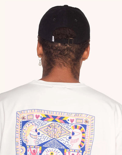 Wine And Sleep Six-Panel Cap - Black