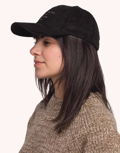 Wine And Sleep Six-Panel Cap - Black