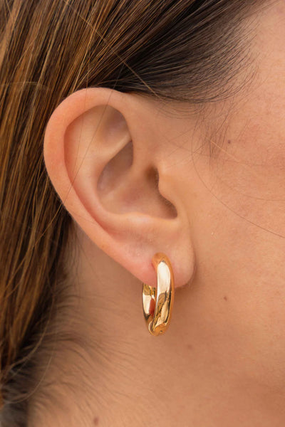 Harlow Hoops - Gold Plating