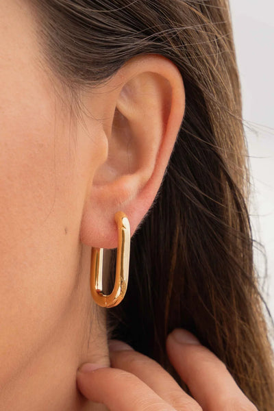 Darcy Hoops - Gold Plating