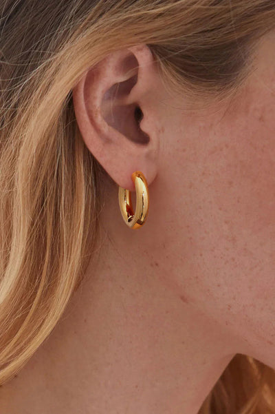 Harlow Hoops - Gold Plating
