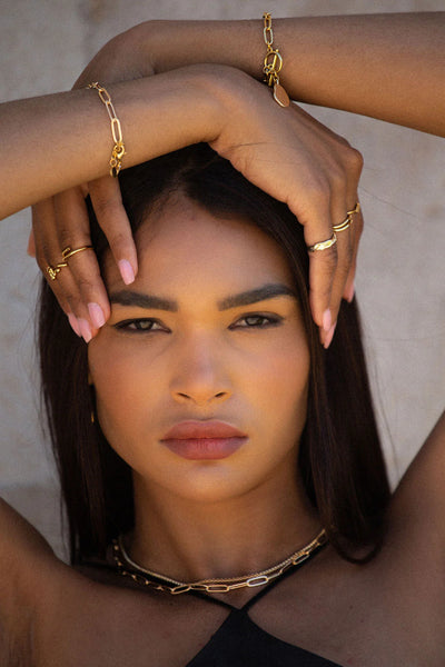 Bailey Box Necklace - Gold Plating