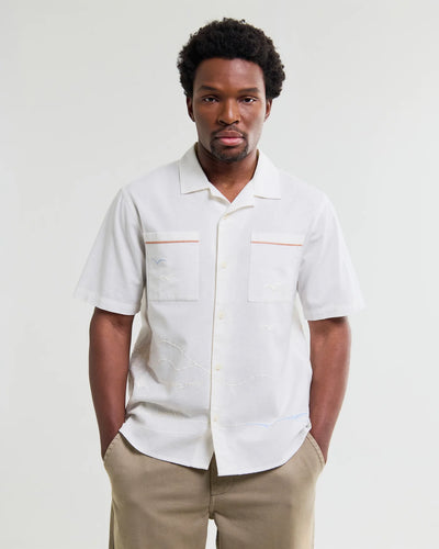 Didcot Shirt Summer Back Appliqué - Ecru