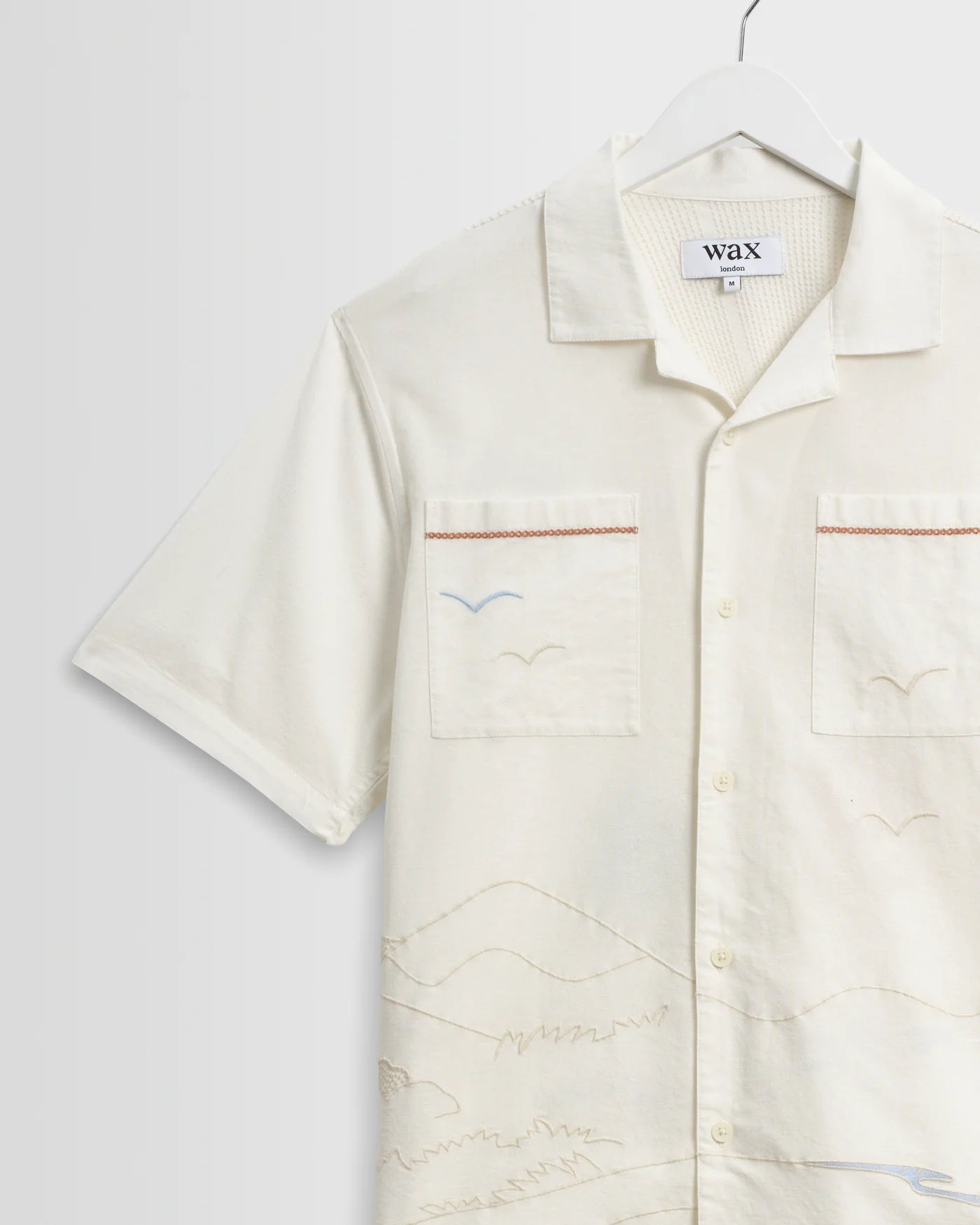 Didcot Shirt Summer Back Appliqué - Ecru