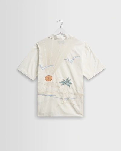 Didcot Shirt Summer Back Appliqué - Ecru