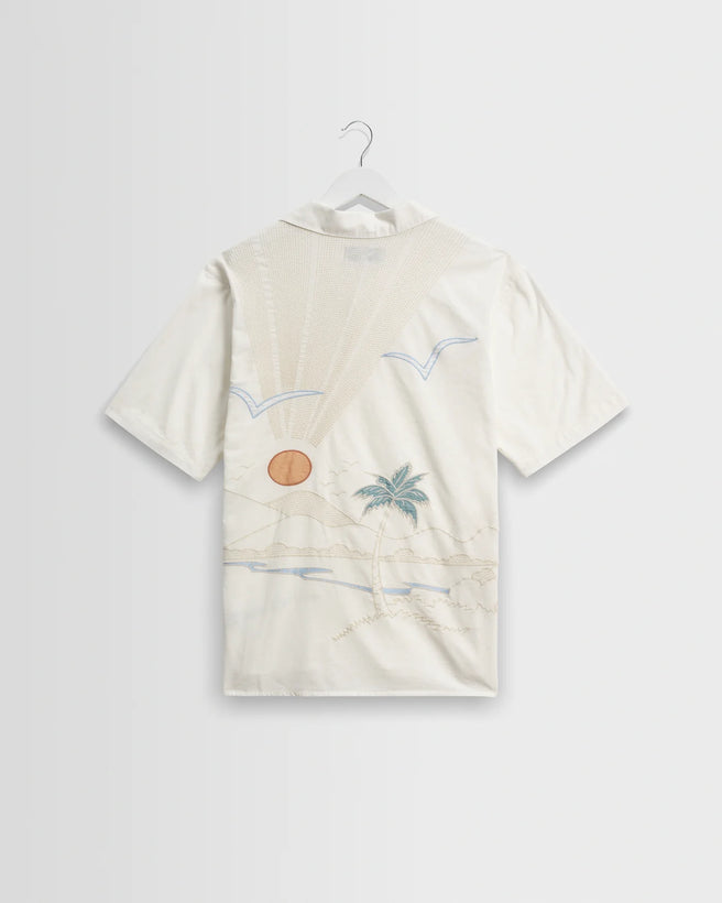 Didcot Shirt Summer Back Appliqué - Ecru
