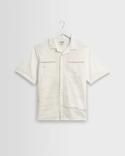 Didcot Shirt Summer Back Appliqué - Ecru