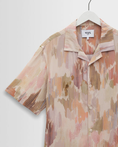 Didcot Shirt Corrigated Floral - Pastel Multi