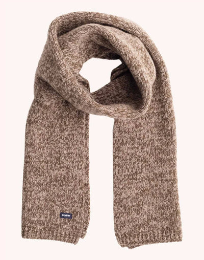 Horn Scarf - Marl Beige