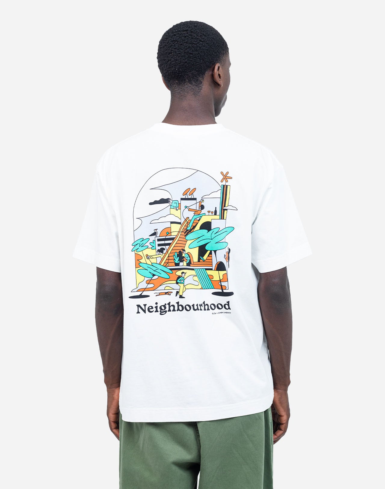 Neighbourhood Loose Fitting T-Shirt - Ecru