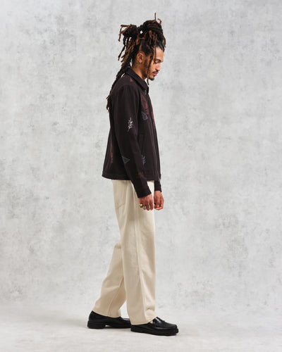 Eldon Jacket - Black Doodle Embroidered