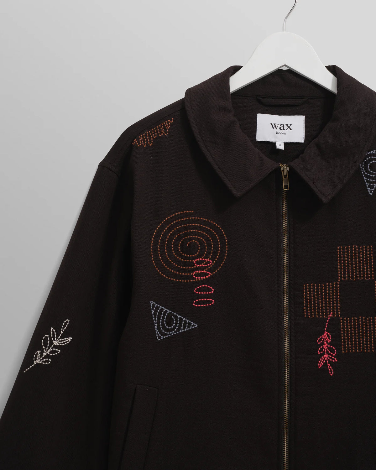 Eldon Jacket - Black Doodle Embroidered