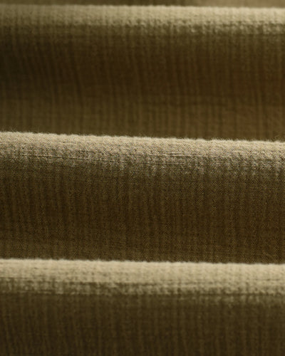 Eldon Jacket Cotton Linen Crinkle - Khaki